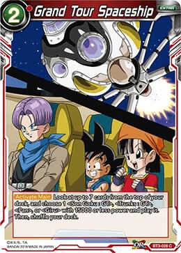 Grand Tour Spaceship BT3-028 card from Cross Worlds