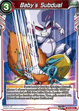 Baby's Subdual BT3-029 card from Cross Worlds