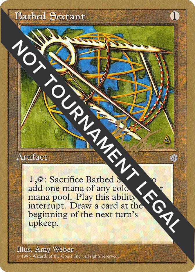 Barbed Sextant - 1996 George Baxter (ICE) card from World Championship Decks
