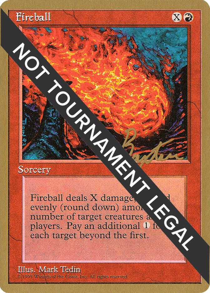 Fireball - 1996 George Baxter (4ED) card from World Championship Decks