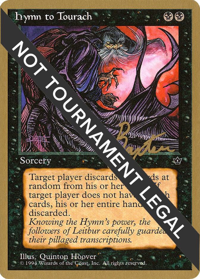 Hymn to Tourach (Cloak) - 1996 George Baxter (FEM) card from World Championship Decks