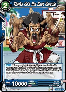 Thinks He's the Best Hercule BT3-044 card from Cross Worlds