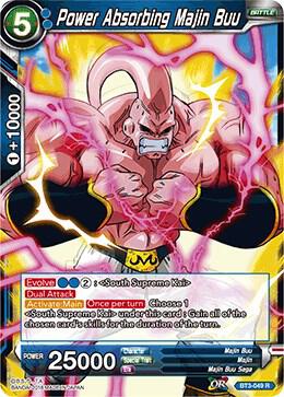 Power Absorbing Majin Buu BT3-049 card from Cross Worlds