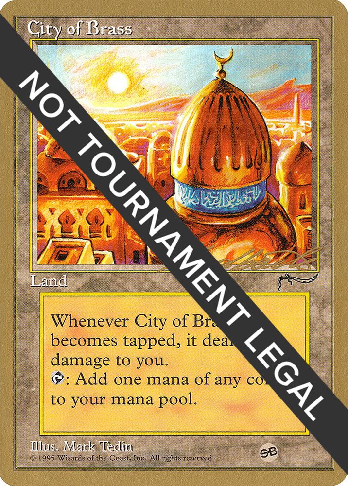 City of Brass - 1996 Leon Lindback (ARN) (SB) card from World Championship Decks