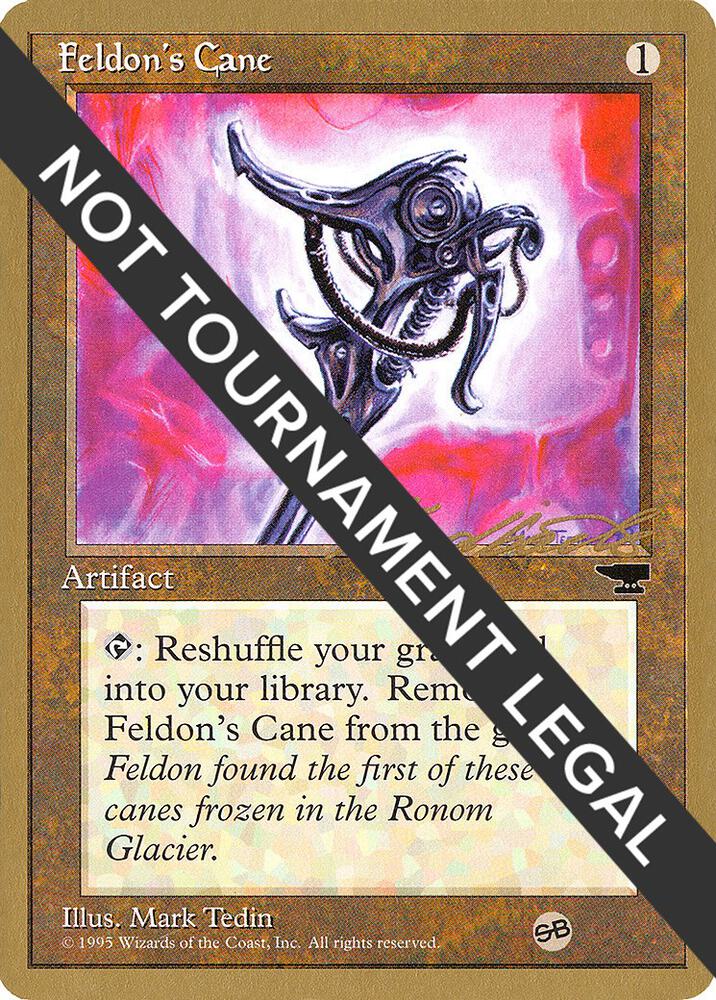 Feldon's Cane - 1996 Leon Lindback (CHR) (SB) card from World Championship Decks