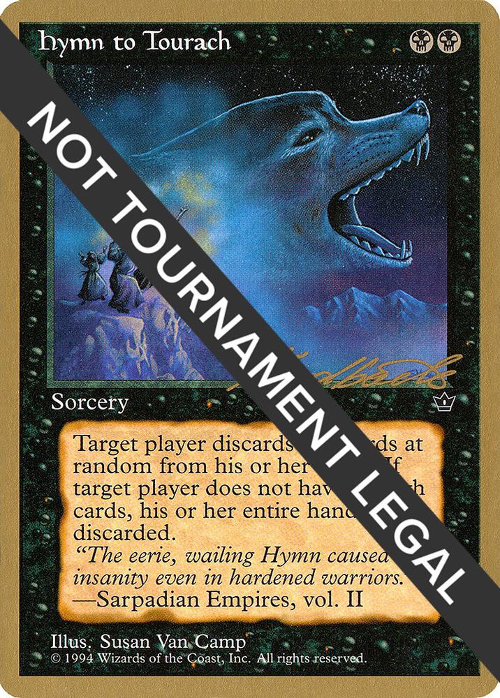 Hymn to Tourach (Wolf) - 1996 Leon Lindback (FEM) card from World Championship Decks