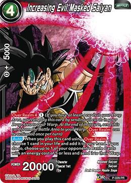 Increasing Evil Masked Saiyan P-029 card from Promotion Cards