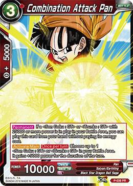 Combination Attack Pan P-039 card from Promotion Cards