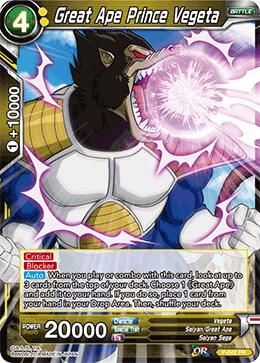 Great Ape Prince Vegeta P-042 card from Promotion Cards