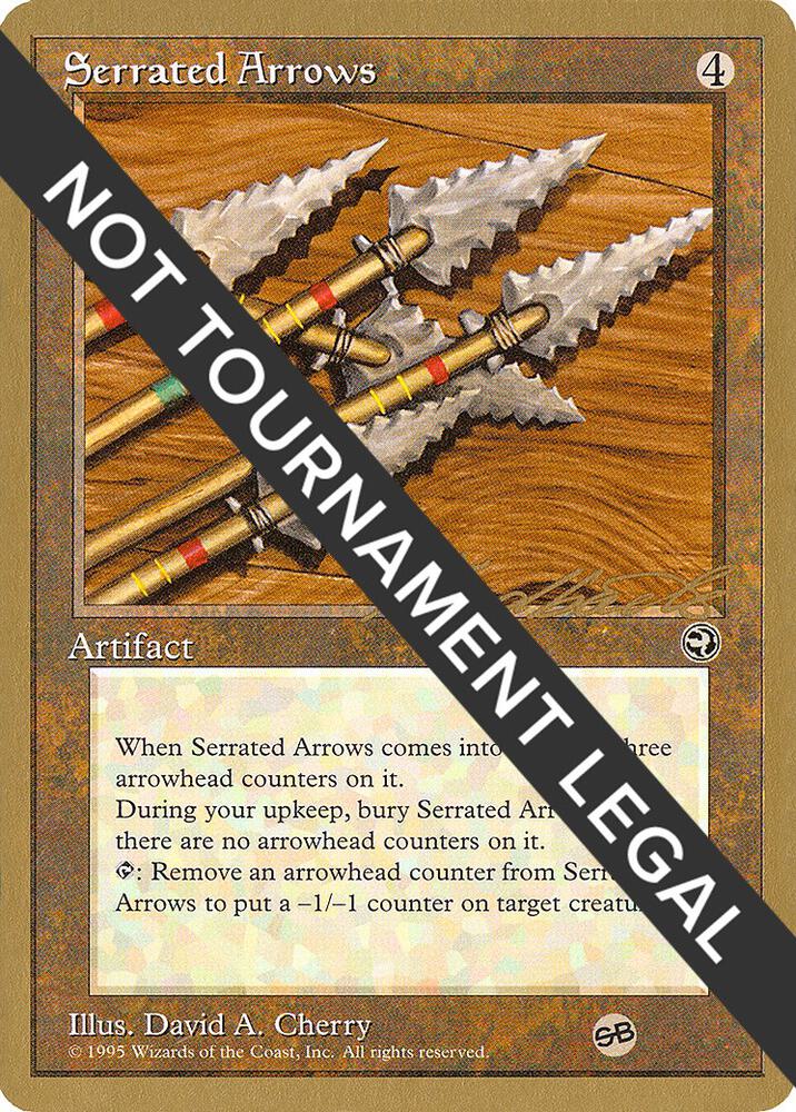 Serrated Arrows - 1996 Leon Lindback (HML) (SB) card from World Championship Decks