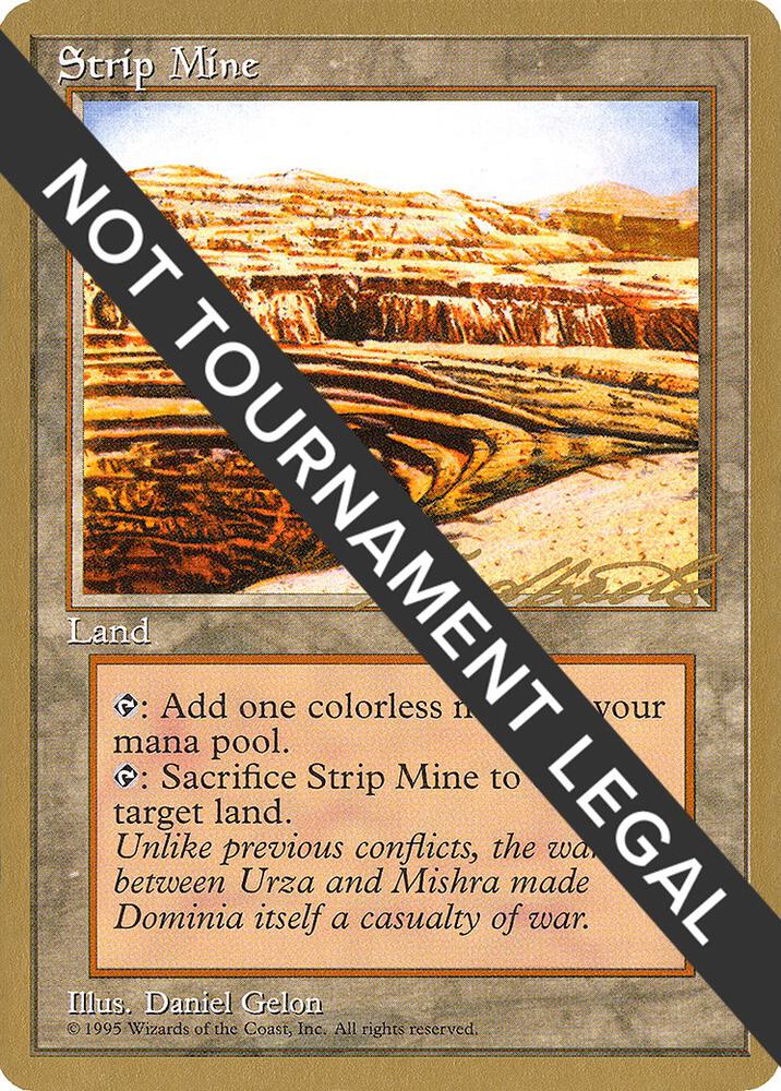 Strip Mine - 1996 Leon Lindback (4ED) card from World Championship Decks