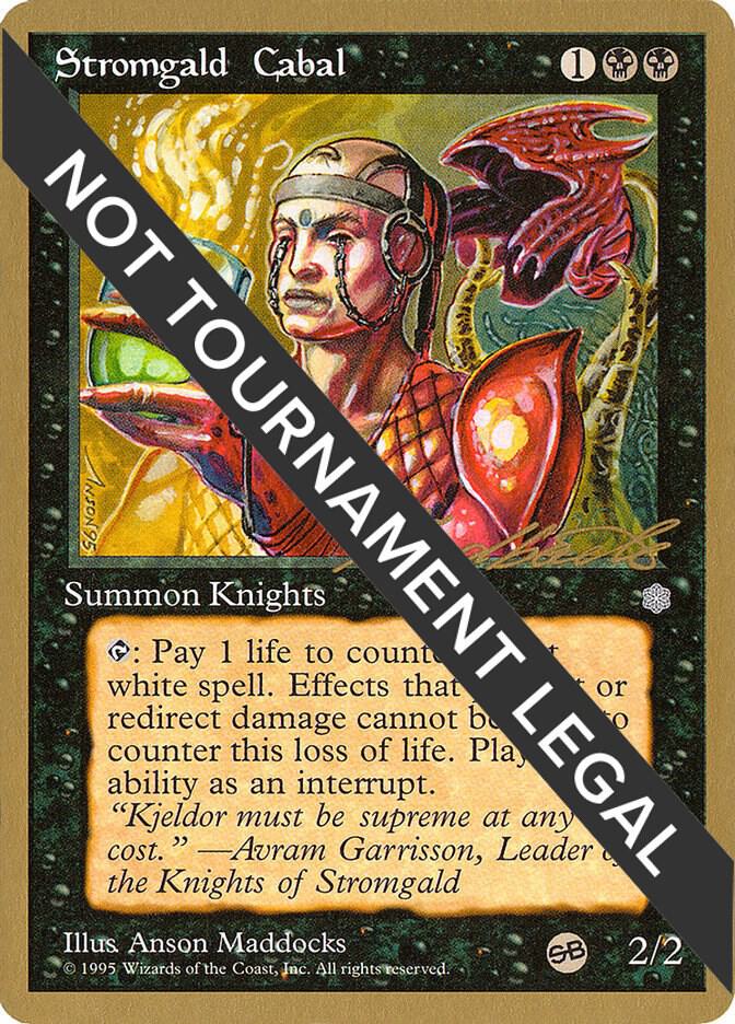 Stromgald Cabal - 1996 Leon Lindback (ICE) (SB) card from World Championship Decks