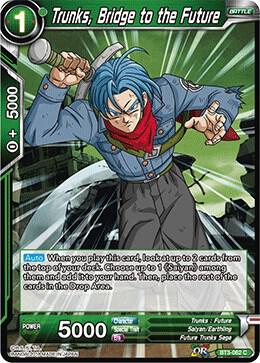 Trunks, Bridge to the Future (2018) BT3-062 card from Cross Worlds