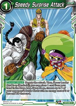Speedy Surprise Attack BT3-081 card from Cross Worlds