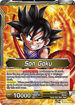 Son Goku // Uncontrollable Great Ape Son Goku BT3-083 card from Cross Worlds