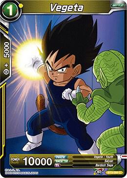 Vegeta BT3-094 card from Cross Worlds