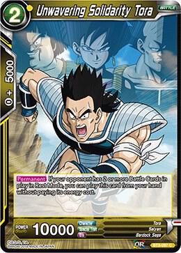 Unwavering Solidarity Tora BT3-097 card from Cross Worlds
