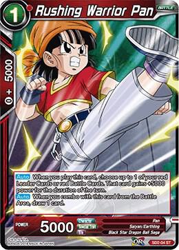 Rushing Warrior Pan SD2-04 card from Cross Worlds