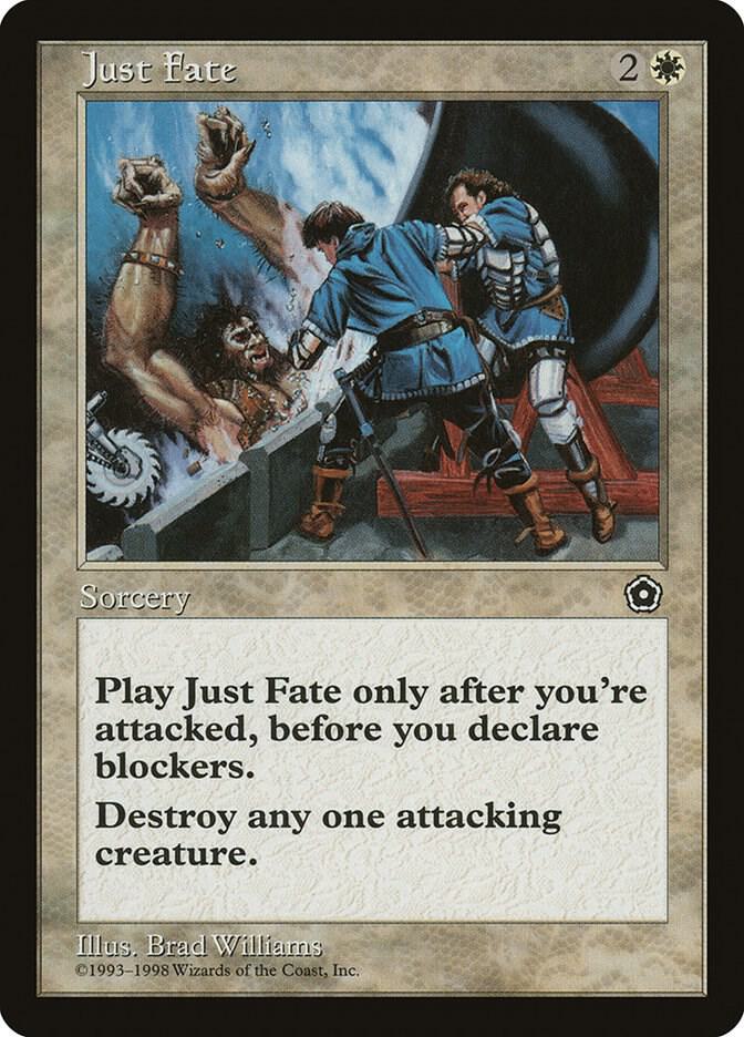 Just Fate card from Portal Second Age