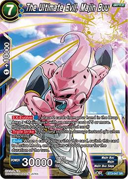 The Ultimate Evil, Majin Buu BT3-047 card from Cross Worlds