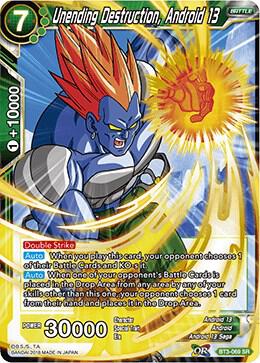 Unending Destruction, Android 13 BT3-069 card from Cross Worlds