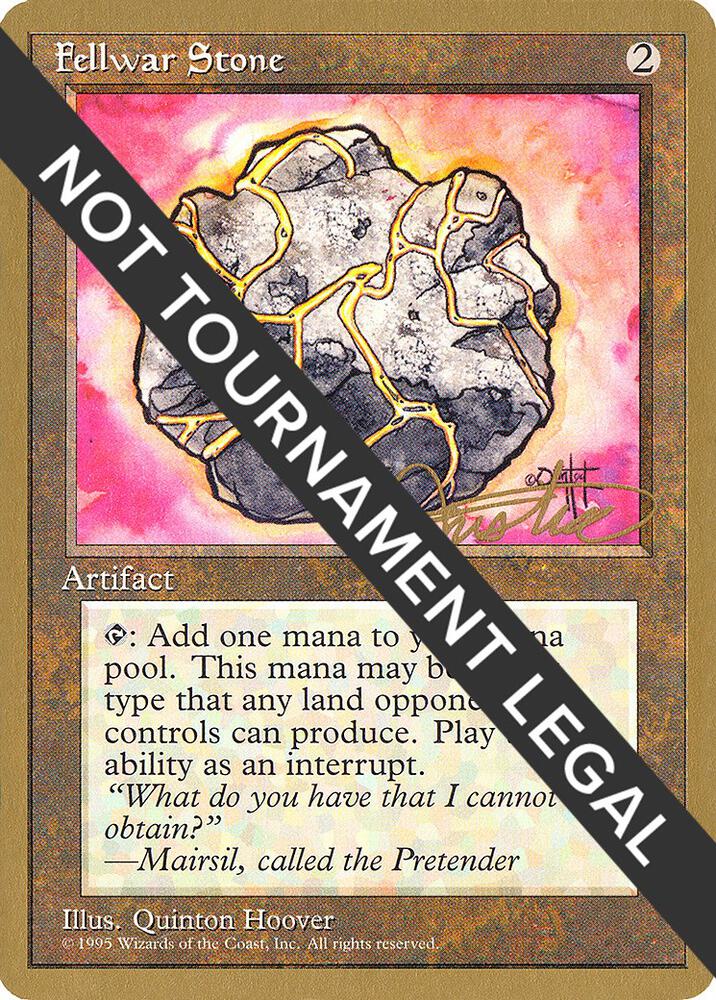 Fellwar Stone - 1996 Mark Justice (4ED) card from World Championship Decks