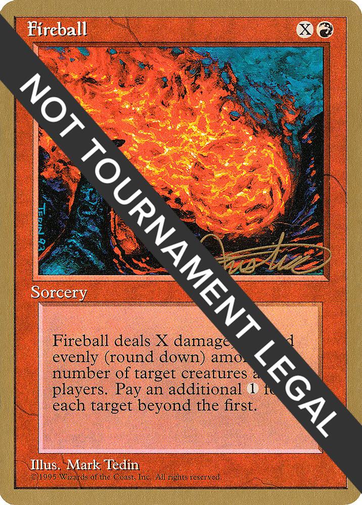 Fireball - 1996 Mark Justice (4ED) card from World Championship Decks