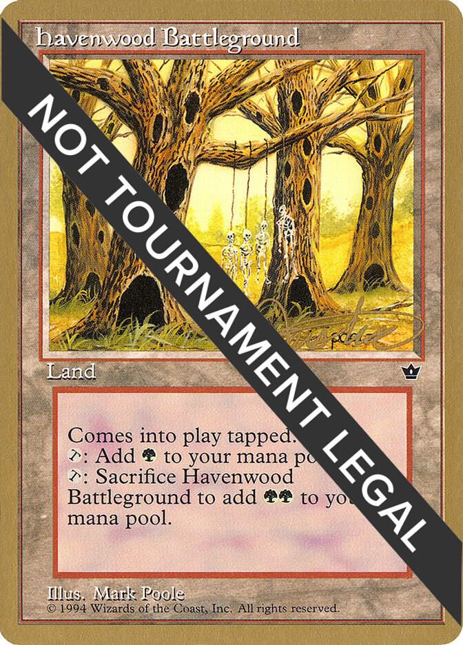 Havenwood Battleground - 1996 Mark Justice (FEM) card from World Championship Decks