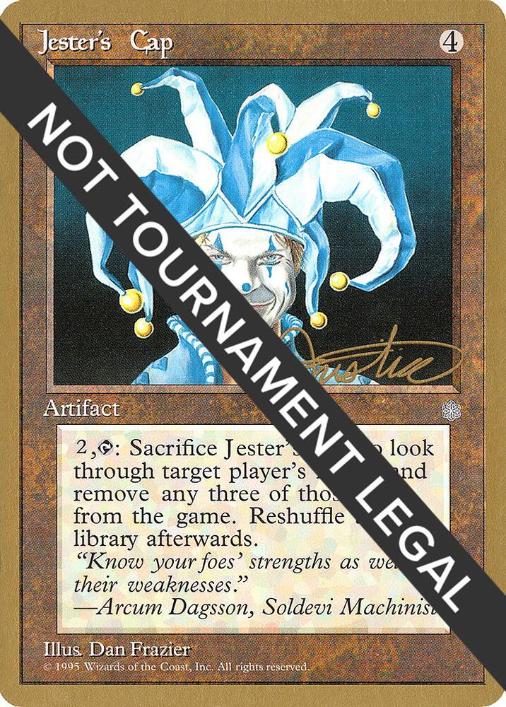 Jester's Cap - 1996 Mark Justice (ICE) card from World Championship Decks