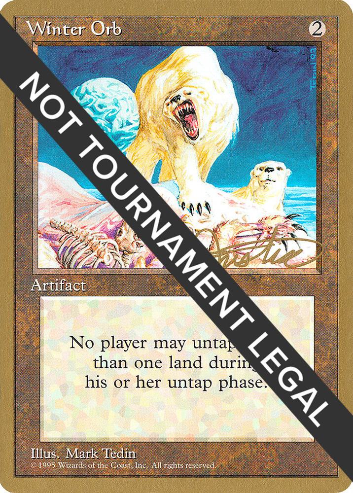 Winter Orb - 1996 Mark Justice (4ED) card from World Championship Decks