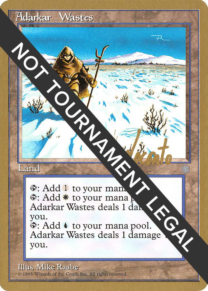 Adarkar Wastes - 1996 Michael Loconto (ICE) card from World Championship Decks