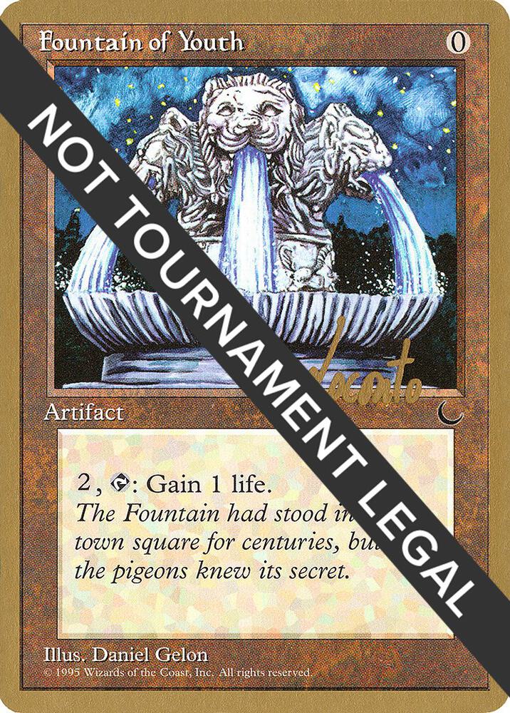 Fountain of Youth - 1996 Michael Loconto (DRK) card from World Championship Decks