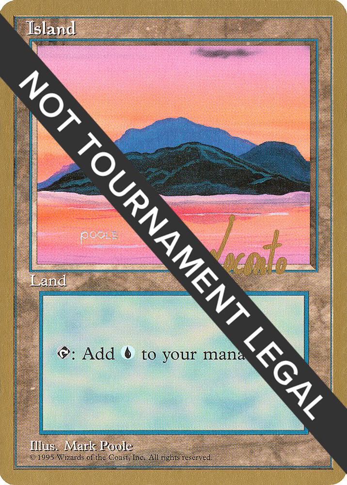 Island (C) - 1996 Michael Loconto (4ED) card from World Championship Decks