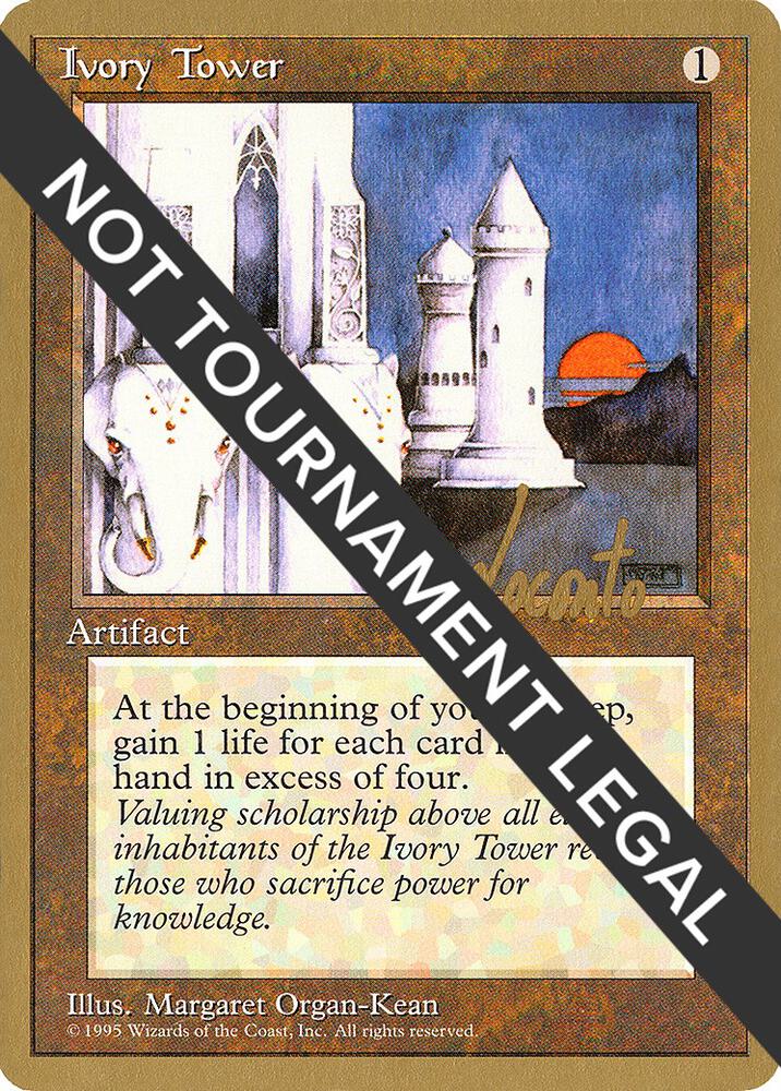 Ivory Tower - 1996 Michael Loconto (4ED) card from World Championship Decks