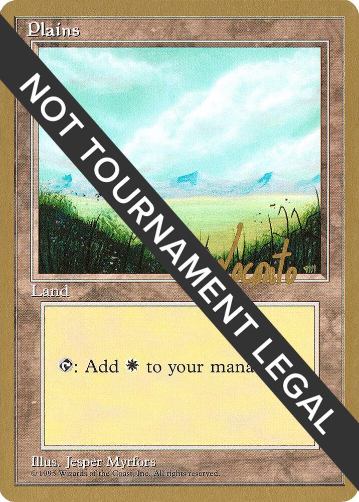 Plains (A) - 1996 Michael Loconto (4ED) card from World Championship Decks