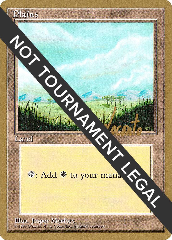 Plains (B) - 1996 Michael Loconto (4ED) card from World Championship Decks