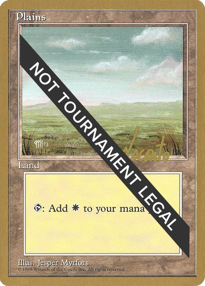 Plains (C) - 1996 Michael Loconto (4ED) card from World Championship Decks