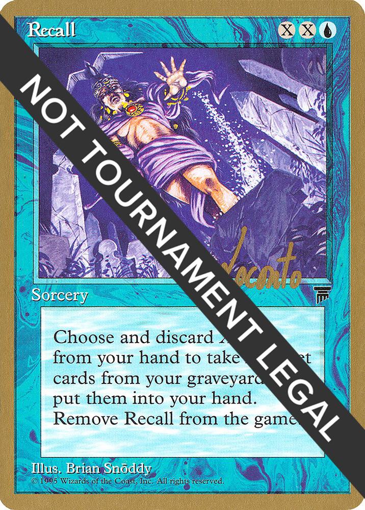 Recall - 1996 Michael Loconto (LEG) card from World Championship Decks