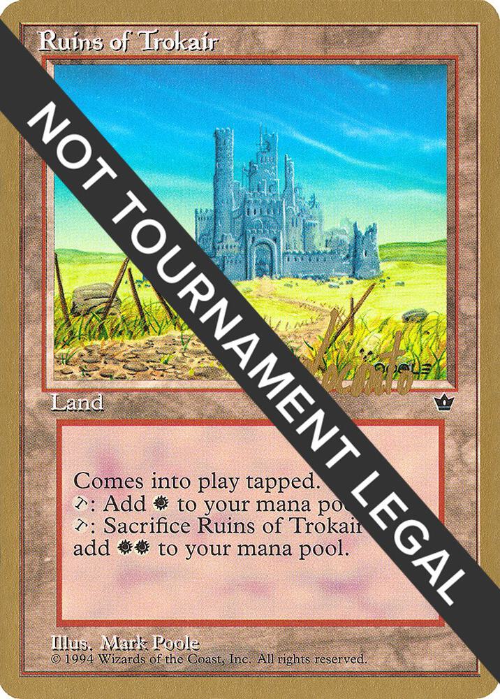 Ruins of Trokair - 1996 Michael Loconto (FEM) card from World Championship Decks