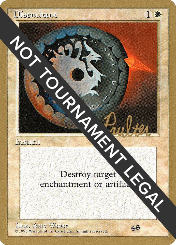 Disenchant - 1996 Preston Poulter (4ED) (SB) card from World Championship Decks