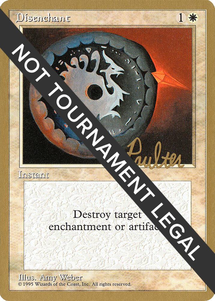 Disenchant - 1996 Preston Poulter (4ED) card from World Championship Decks