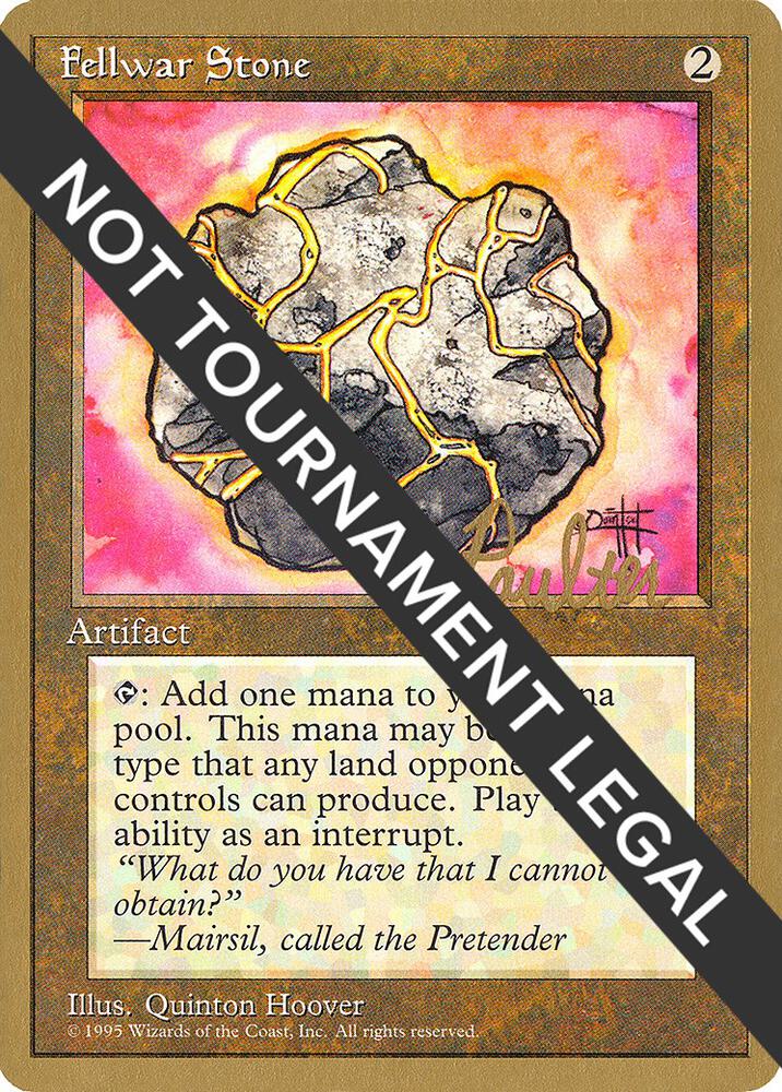 Fellwar Stone - 1996 Preston Poulter (4ED) card from World Championship Decks