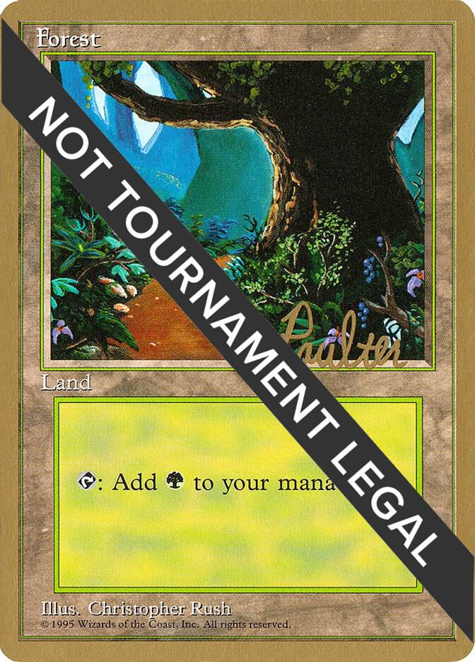 Forest (B) - 1996 Preston Poulter (4ED) card from World Championship Decks