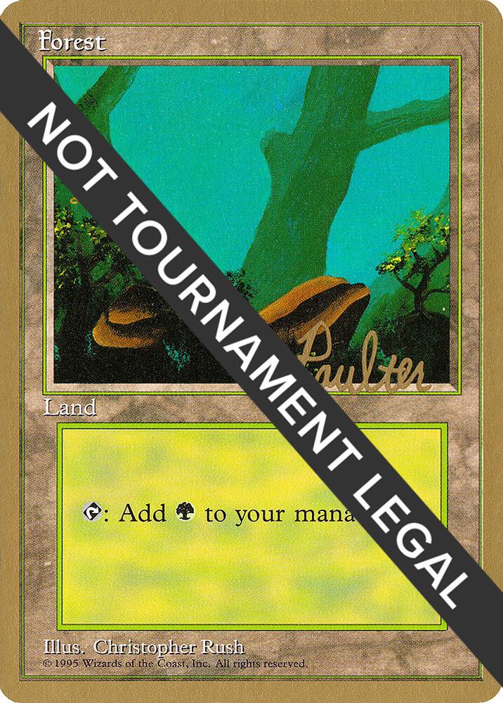 Forest (A) - 1996 Preston Poulter (4ED) card from World Championship Decks