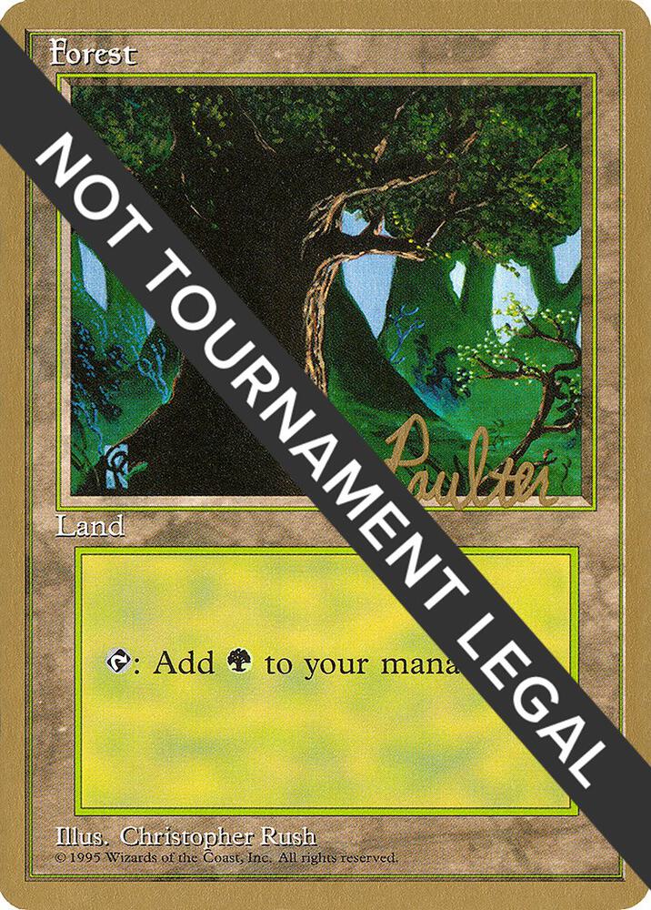 Forest (C) - 1996 Preston Poulter (4ED) card from World Championship Decks
