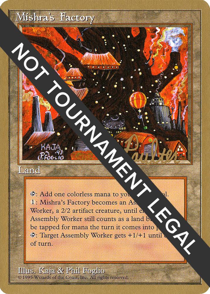 Mishra's Factory - 1996 Preston Poulter (4ED) card from World Championship Decks