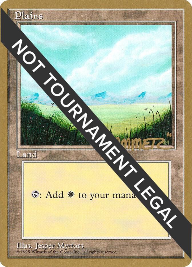 Plains (A) - 1996 Preston Poulter (4ED) card from World Championship Decks