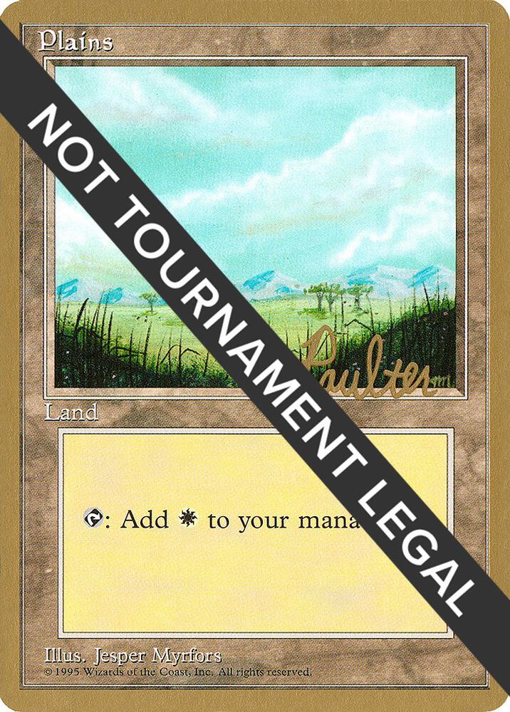 Plains (B) - 1996 Preston Poulter (4ED) card from World Championship Decks