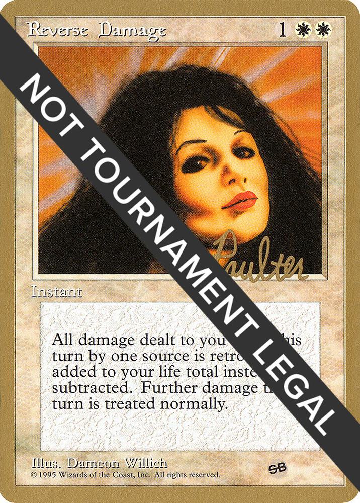 Reverse Damage - 1996 Preston Poulter (4ED) (SB) card from World Championship Decks