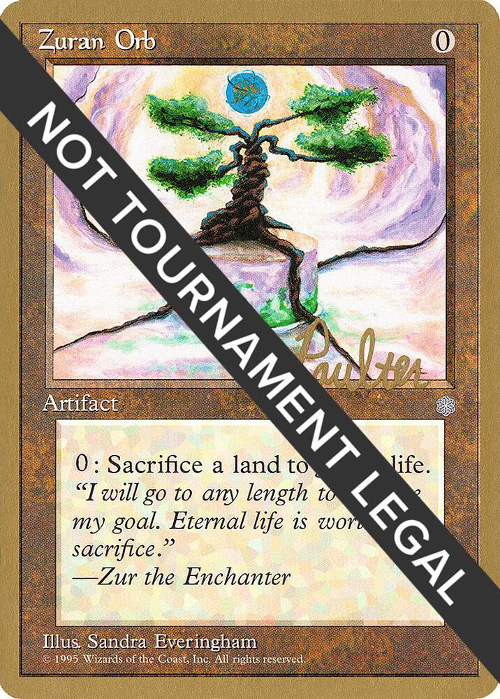 Zuran Orb - 1996 Preston Poulter (ICE) card from World Championship Decks